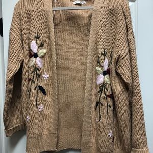Embroidered Cardigan